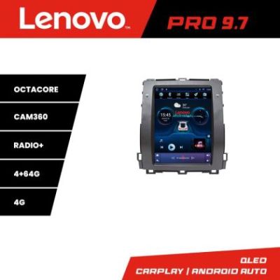 Navigatie Toyota Prado J120 high tip tesla radio gps internet 8 Core 4+64 360 4G carplay android auto  kit-tesla-456-high+ED