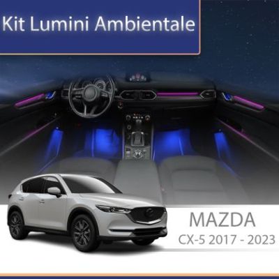 Lumini Ambientale NIGHTVIBE Mazda CX-5 2017-2023 dedicat set complet control telefon sau sistem original