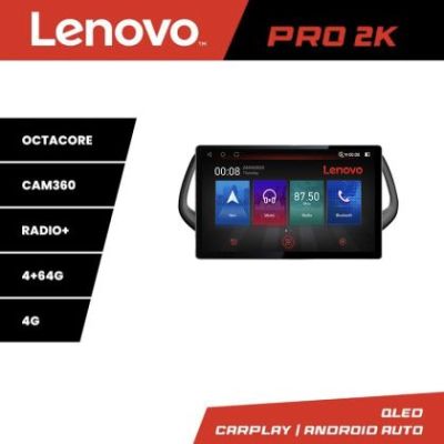 Navigatie JEEP COMPASS 2017 Manual K-732 Lenovo PRO 4+64 13 inch 2K android 4G DSP gps internet