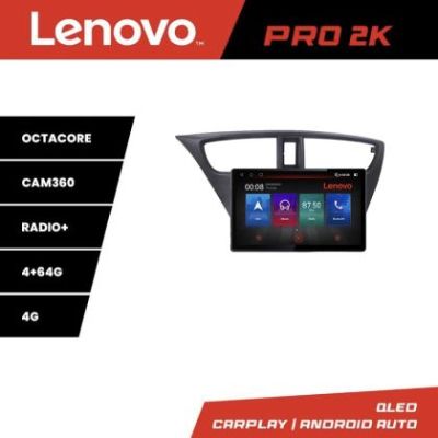 Navigatie Honda Civic 2012-2016 K-civic Lenovo PRO 4+64 13 inch 2K android 4G DSP gps internet a