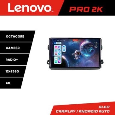 Navigatie Fiat Ducato 2021- Lenovo Qled 2K Octa Core 12+256 360 DSP ADAS carplay android auto radio internet KIT-ducato2024+PRO-2K-9-12+256