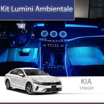Lumini Ambientale NIGHTVIBE Kia Stinger gură de ventilație iluminată control telefon sau sistem original