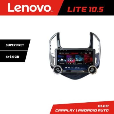 Navigatie Chevrolet Cruze 2013-Kit-1267 Lenovo  8 core 4+64 10.5 inch Incell 1K android Wifi 5Ghz gps internet