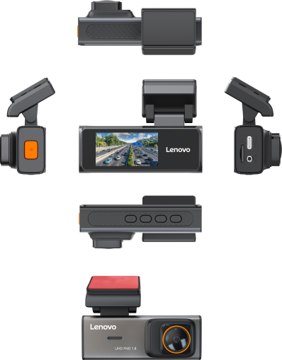 Camera DVR Lenovo S7-1974 2K fata si 1080 spate ecran 1.97 inch conexiune 4G GPS unghi larg monitorizare parcare